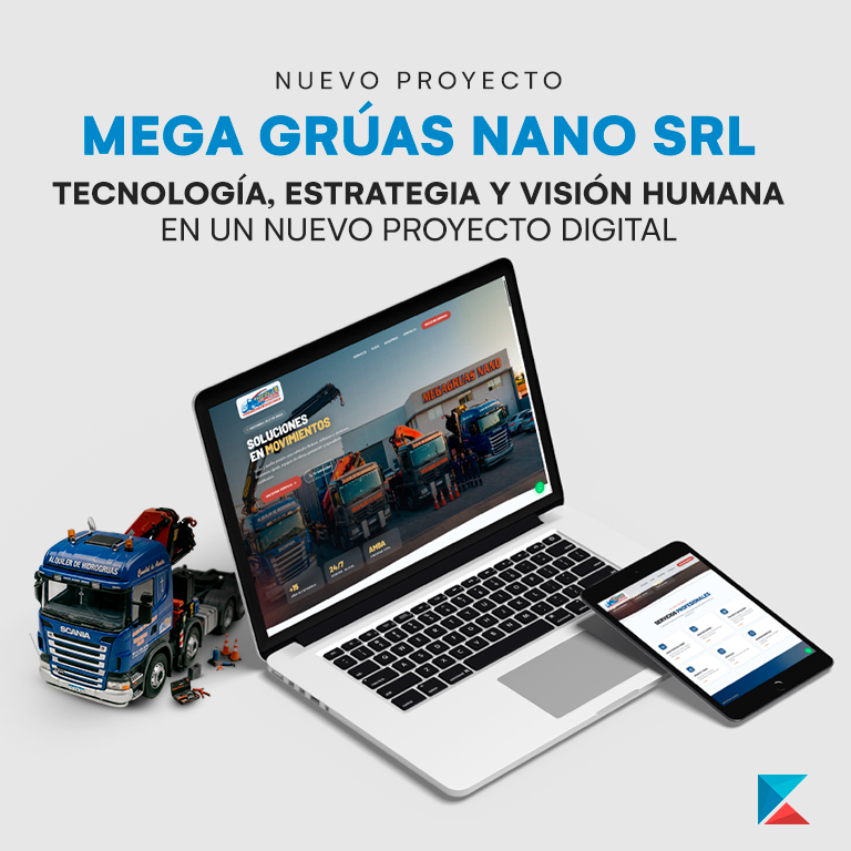 Mega Grúas Nano SRL: tecnología, estrategia y visión humana en un nuevo proyecto digital